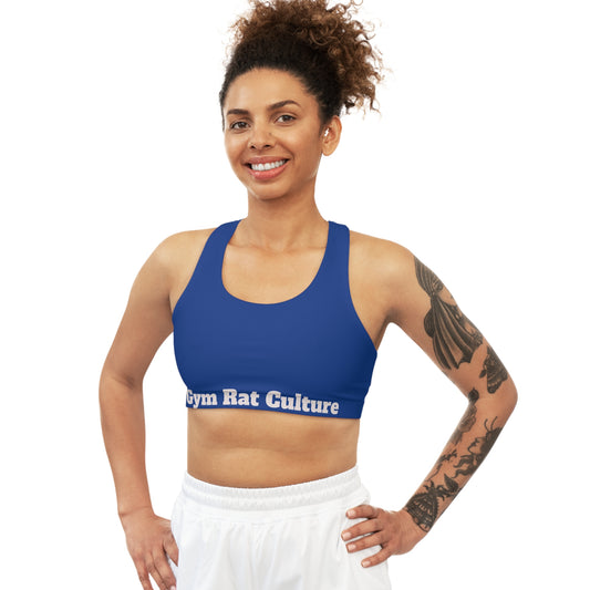 Royal blue Seamless Sports Bra