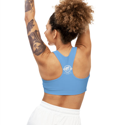 Carolina blue Seamless Sports Bra