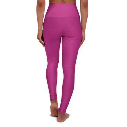 Pink High Waisted Yoga Leggings