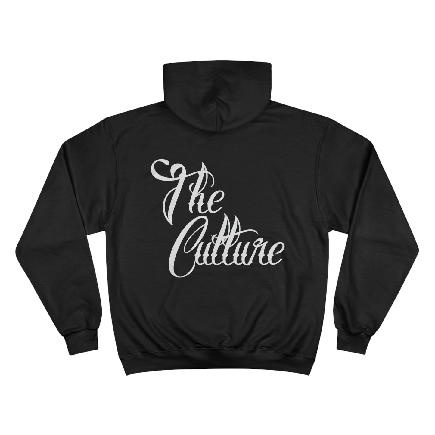 “The Culture” Champion Hoodie black/white