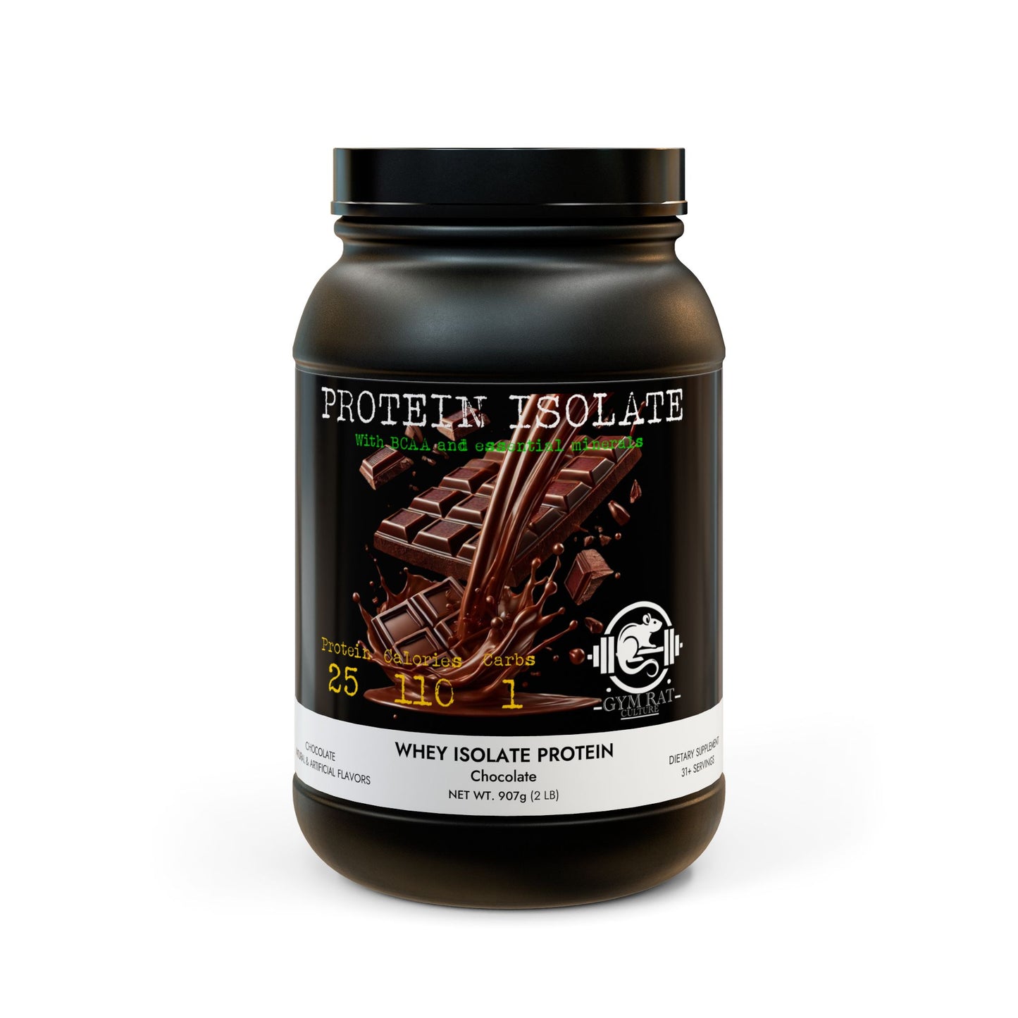 Whey Isolate Protein(CHOCO)(907g, 2lb)