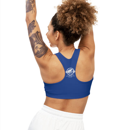 Royal blue Seamless Sports Bra