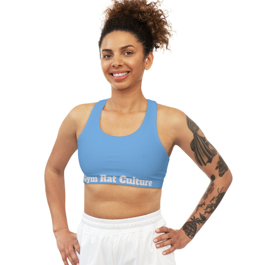 Carolina blue Seamless Sports Bra