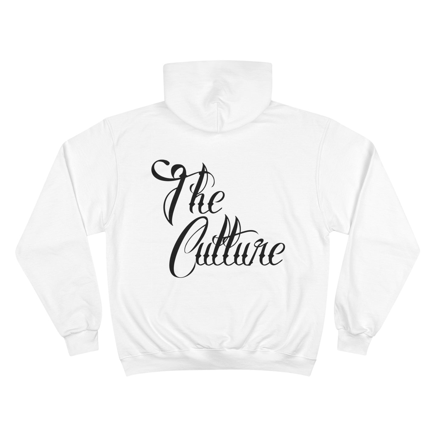 “The Culture” Champion Hoodie black/white