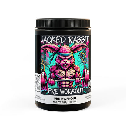 JACKED RABBIT Pre-Workout, Watermelon (300g, 10.58oz)